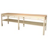 Cream Lacquer Eight Foot Console
