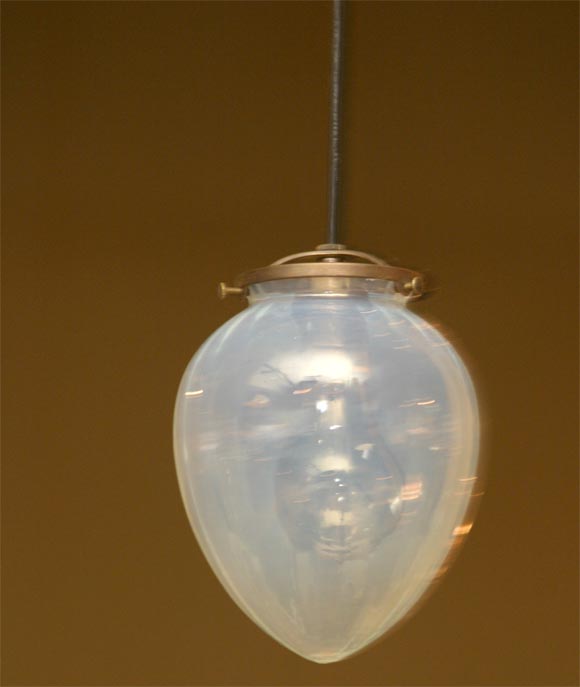 Nouveau Glass Pendant Fixtures For Sale 7