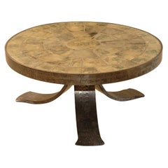 Vintage Ceramic coffee table by Jacques Blin