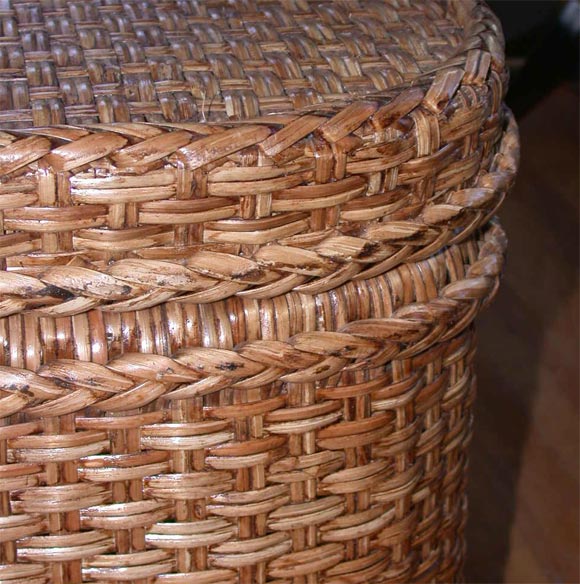 Rattan Coffee Table with Storage and Tray 3