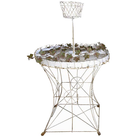 Victorian Wire Plant Stand