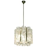 Vintage Mazzega Murano Glass Hanging Light Fixture