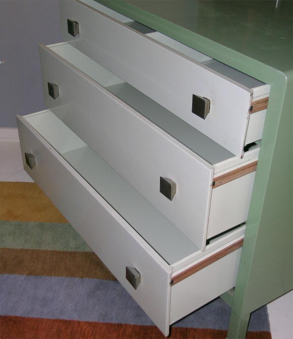 Mid-20th Century Norman Bel Geddes for Simmons Dresser with Mirror For Sale