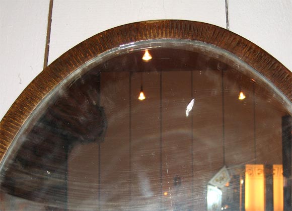Art Déco Oval Mirror Attributed to Paul Kiss 2