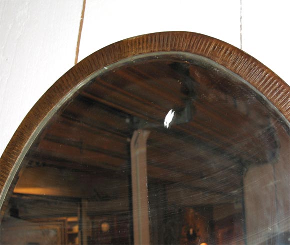 Art Déco Oval Mirror Attributed to Paul Kiss 3