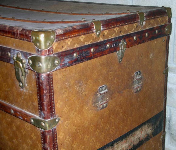 19th Century Large  Louis Vuitton  Steamer trunk For Sale