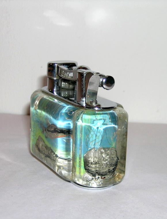 Mid-20th Century Rare Dunhill Aquarium Lighter For Sale
