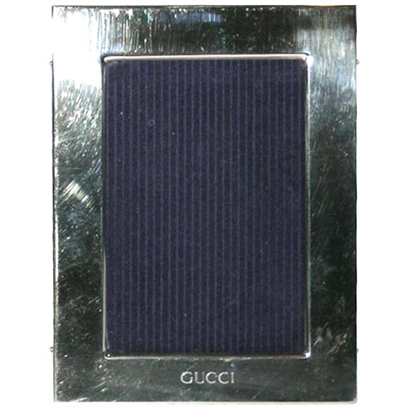 Sterling Gucci Picture frame For Sale