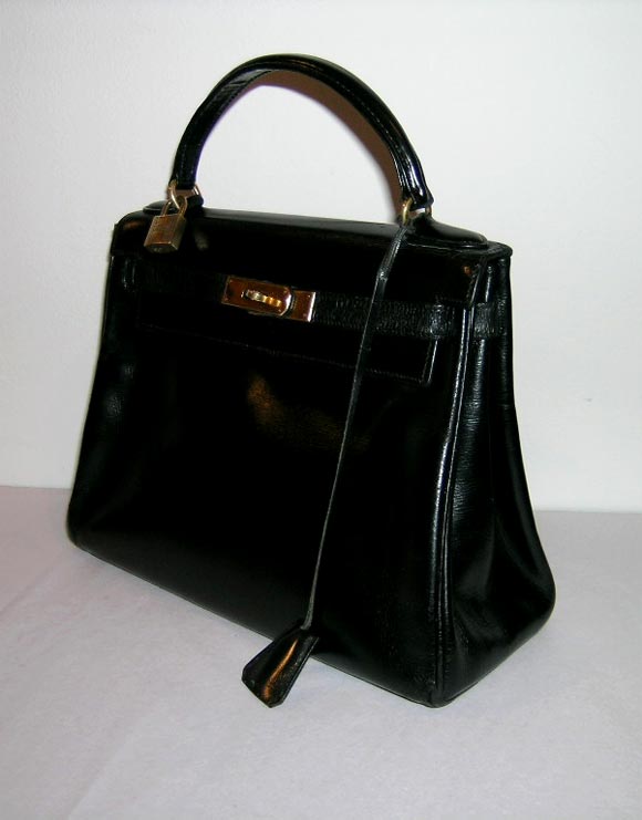 Black box leather Kelly