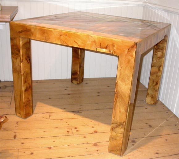 Olive Wood Backgammon Game Table