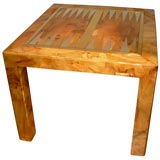 Olive Wood Backgammon Game Table