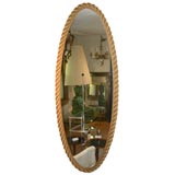 Oval Rope Frame Mirror