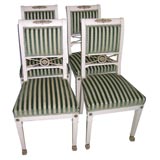 Set of Four Empire Style Dining Chairs