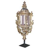 19th century Italian Gilt Wood Lantern