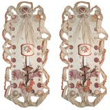 Pair of whimsical seashells sconces