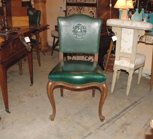 Perfect condition of 6 leather chairs great for game table