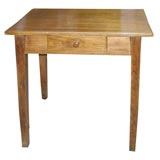 Antique French Poplar Side Table