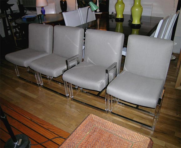 Set of Four Metric Dining Chairs by Charles Hollis Jones
