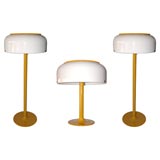 MATCHED TABLE LAMP AND FLOOR LAMP