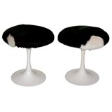 Pair of  Tulip stool by Eero Saarinen for Knoll