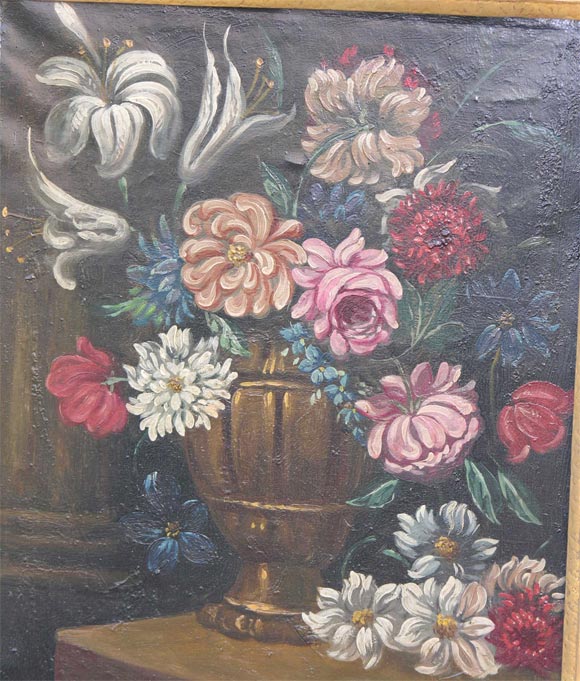 19th Century Pair of Floral Still Lifes For Sale