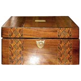 Walnut & Parquet Writing Slope