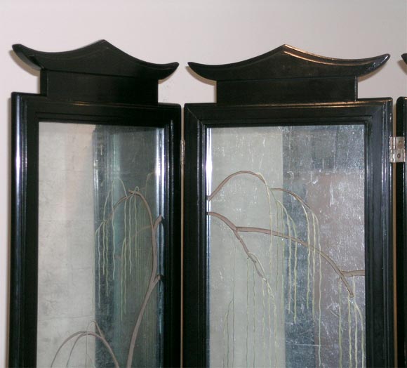 Mid-20th Century RARE SPECTACULAR FOLDING SCREEN BY JAMES MONT