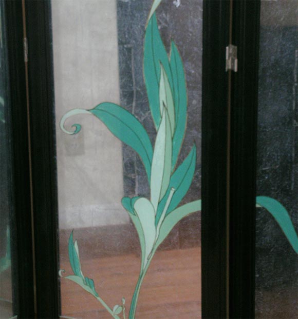 RARE SPECTACULAR FOLDING SCREEN BY JAMES MONT 1