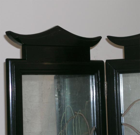 RARE SPECTACULAR FOLDING SCREEN BY JAMES MONT 2