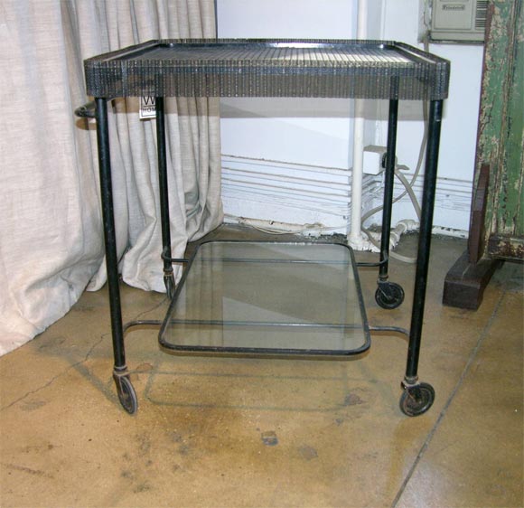 Mategot Serving Cart on Wheels