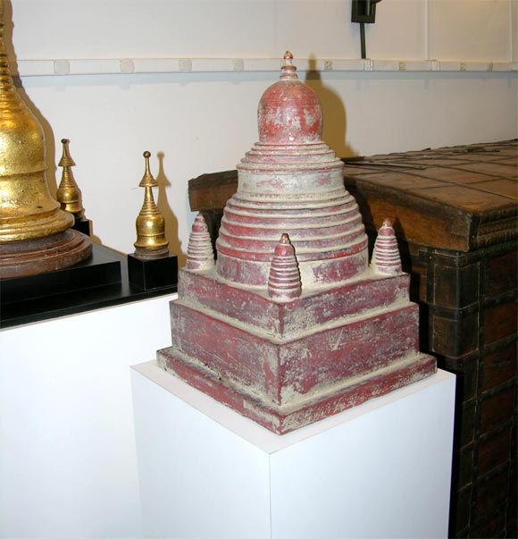 Burmese and Thai Stupa Models. 2