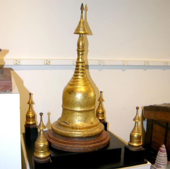 Burmese and Thai Stupa Models. 3