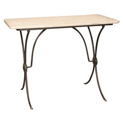 Marble Top Garden Table