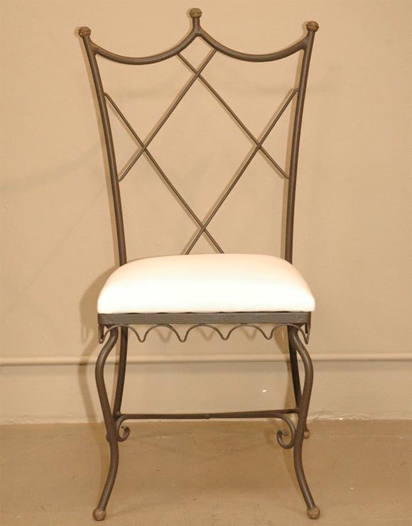 1940's French Iron Garden Chairs