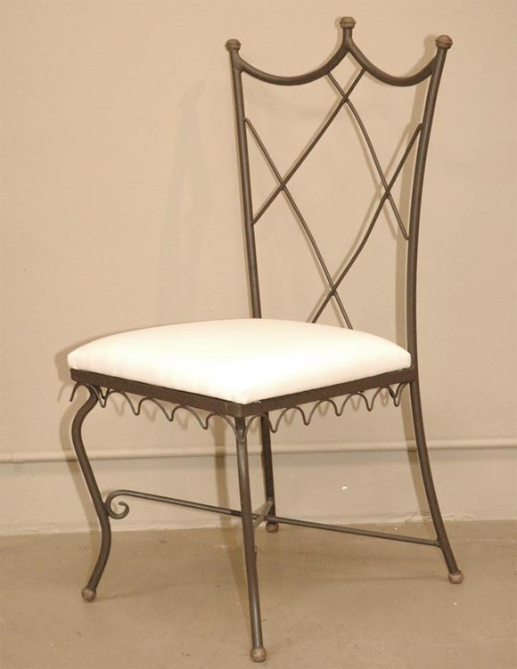 French Set of Four Garden Chairs
