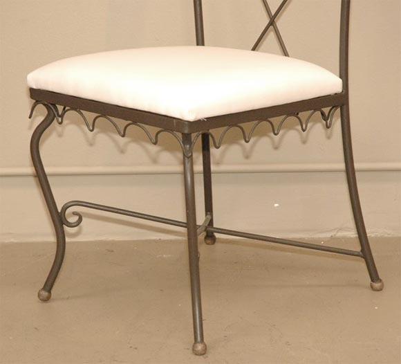 Set of Four Garden Chairs In Excellent Condition In Los Angeles, CA