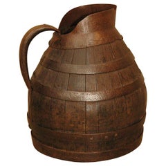 Antique English Forged Bound Pitcher