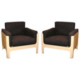 Pair of club/armchairs  by Stendig Hermes model, # 402