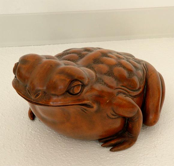 This large and whimsical Toad, so reminiscent of Tony Duquette, is from the Haines-designed estate of Armand and Harriet Deutsch.  This guy is great looking!