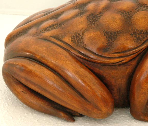 A Carved Wood Toad from the Deutsch Estate 3