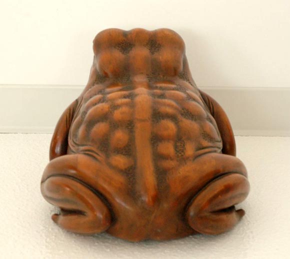 A Carved Wood Toad from the Deutsch Estate 5
