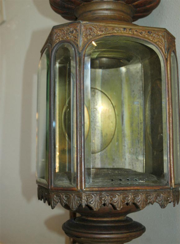 Metal Carriage Lantern For Sale
