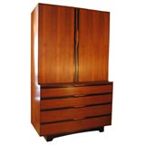 Walnut gentleman's chest by John Kapel for Glenn of California.