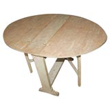 Antique * 6249  PAINTED FOLDING TABLE