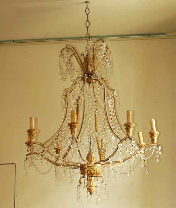 ITALIAN CRYSTAL CHANDELIER