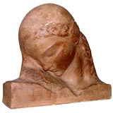 Art Deco Terracotta Bust by Gennarelli