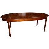 French Cherry Oval Dining Table