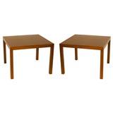 Pair of Parsons Lamp Tables by Edward Wormley for Dunbar