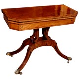 Antique Regency Period Game Table