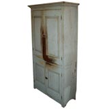 19th Century Robin's Egg Blue Cupboard